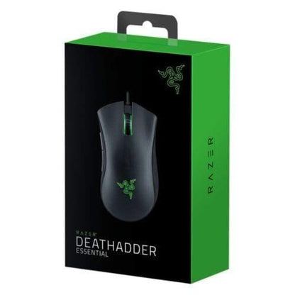 Razer DeathAdder Essential Gaming Mouse – Original Black (Open Box) | 6400 DPI Optical Sensor, 5 Programmable Buttons, Ergonomic Design