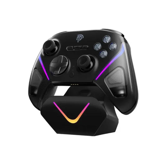 EasySMX D10 Space Black Wireless Gamepad – TMR Anti-Drift Joysticks | Elite Dual-Mode Triggers | Smart Charging Dock | 1000Hz Polling Rate