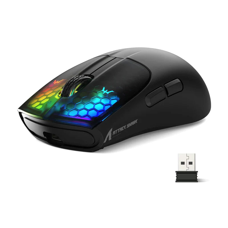ATTACK SHARK X5 Aerox Ultralight Tri-Mode Wireless Gaming Mouse 