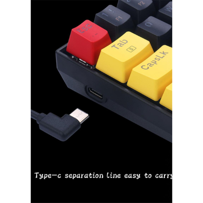 Redragon K688 RGB Mechanical Gaming Keyboard Blue Switch – 78 Keys, Hot-Swappable Blue Switches, Compact Design, Ergonomic RGB Keyboard for PC & Laptop