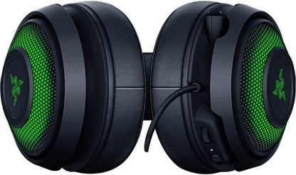 Razer Kraken Ultimate USB Gaming Headset (Gaming Headphones for PC, PS4 and Switch Dock with Surround Sound, Active Noise Cancellation Microphone and RGB Chroma)