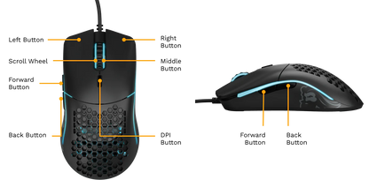 Glorious Model O Wired Gaming Mouse – 67g Superlight (White)