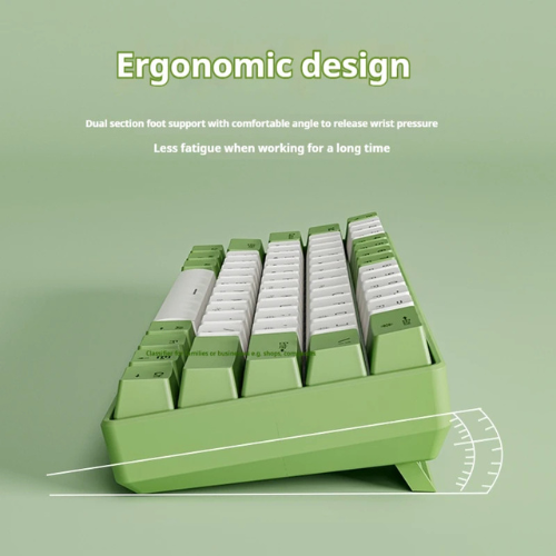 EWEADN G61 60% Wireless Mechanical Keyboard Blue Switch – 3 Mode RGB Backlit, Compact Gaming Keyboard for PC, Laptop, Tablet & Phone