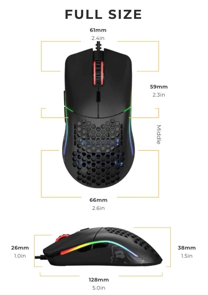 Glorious Model O Wired Gaming Mouse – 67g Superlight (White)